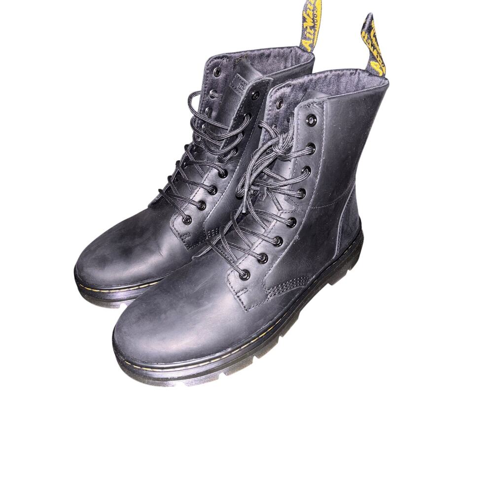 Dr Martens 1460 Smooth Leather Lace Up Boots, Men's Size 11, in Black, Leather